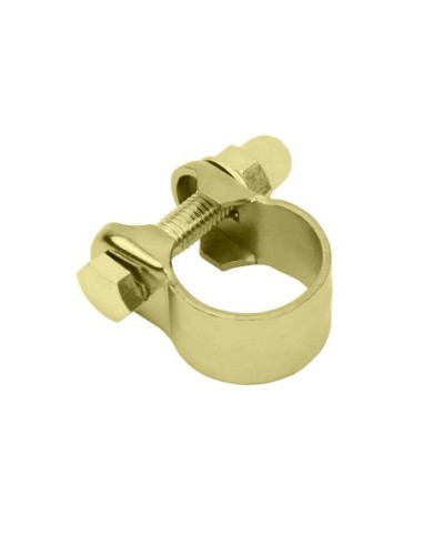 Steel Seatpost Clamp Outer Diameter 28.6mm Gold.